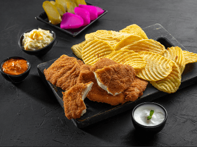 Chicken Escalope Meal