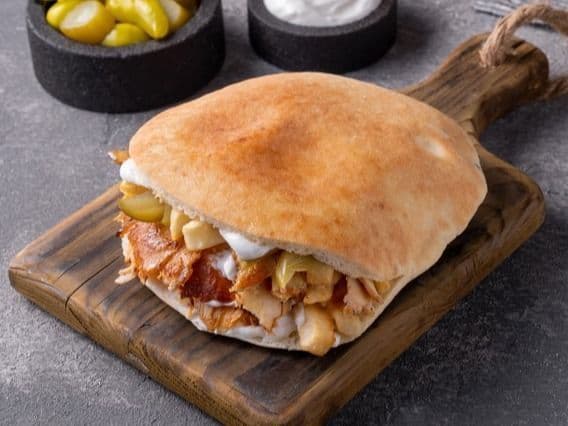 Turkish Shawarma Sandwich